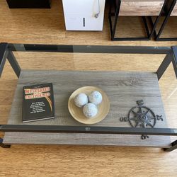Coffee Table With Glass Top