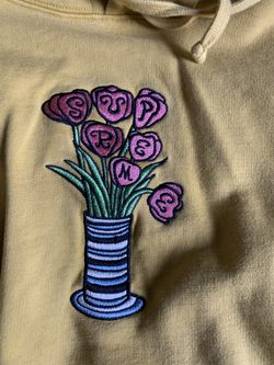 Supreme best sale flowers hoodie