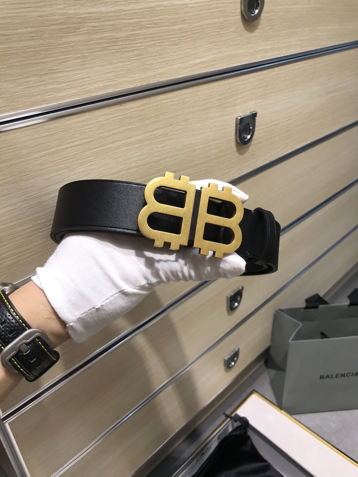 Balenciaga Men’s Belt With Box New