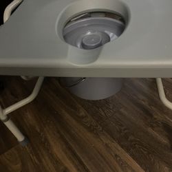 Commode Seat With Pale New Transfer Bench Commode 