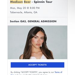 Madison beer tix atl