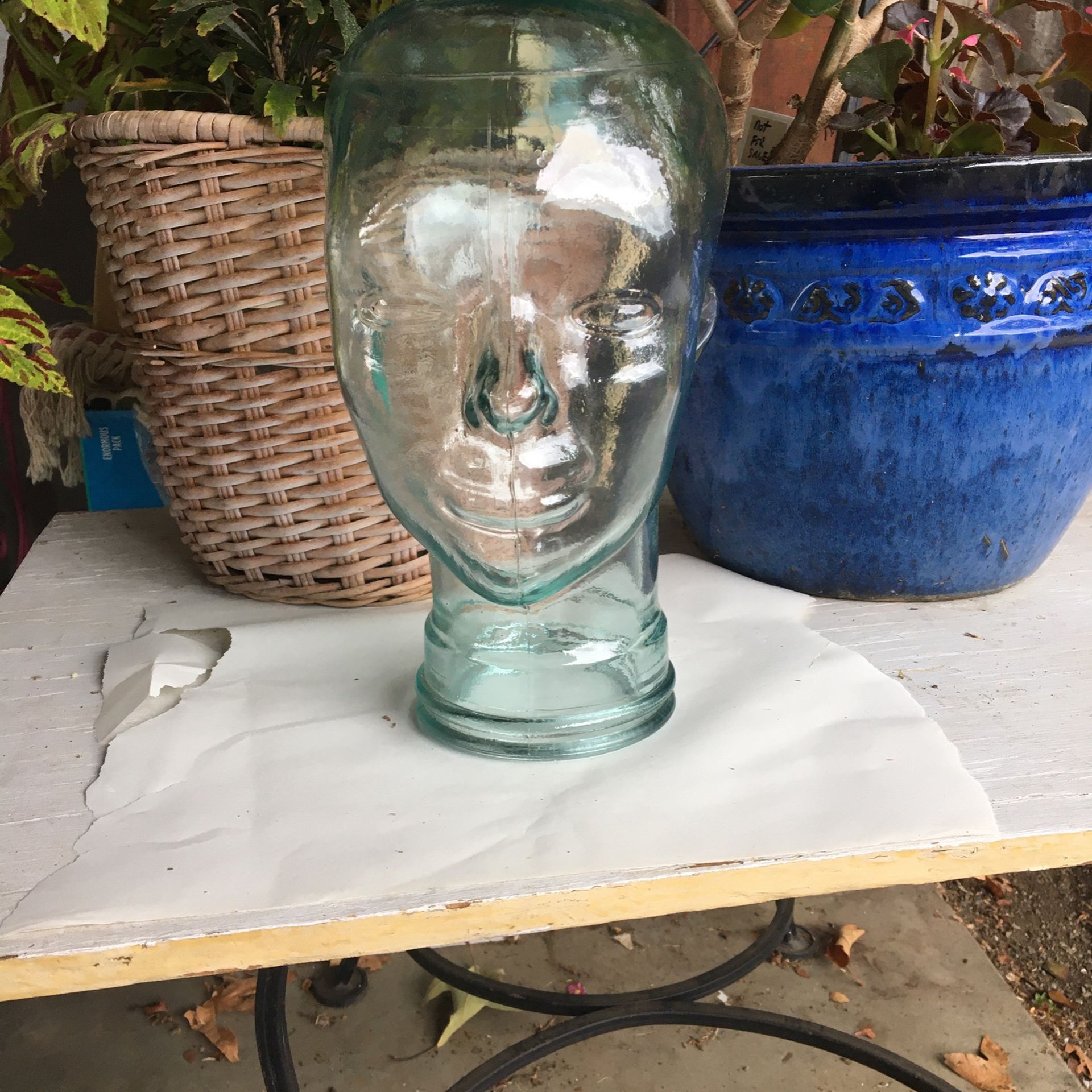 Glass Head For Garden Or ..?.. 
