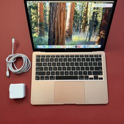 MacBook Air 13” M1 chip 16gb RAM rose gold