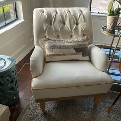 Recliner Light Blue And brown 2- Accent Chair : Of white 