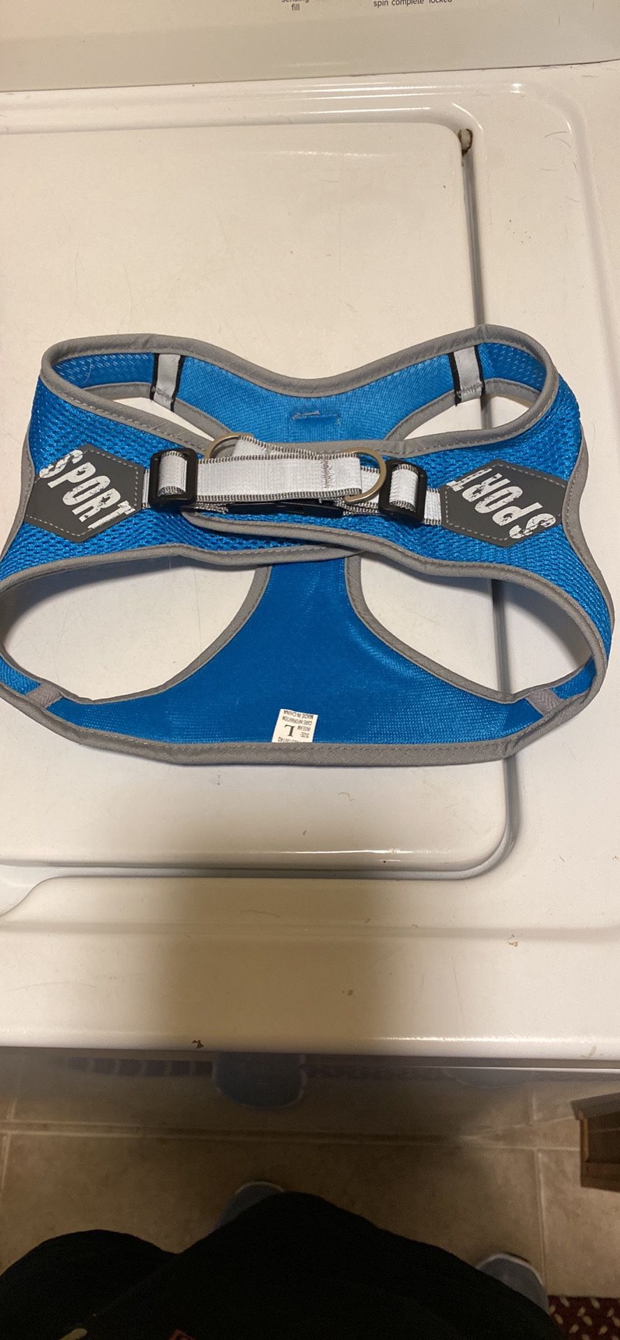 Large, dog harness