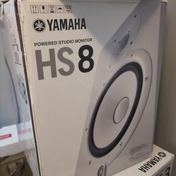 2 Yamaha HS8  monitor speakers & Presonus studio 192 mobile audio interface