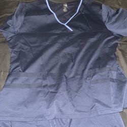 Navy Blue Scrub Set
