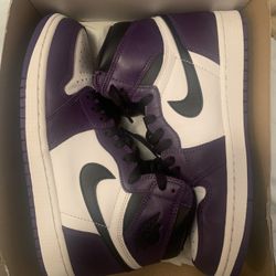Jordan 1 High Court Purple 
