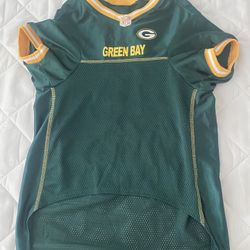 Green Bay Packers dog jersey