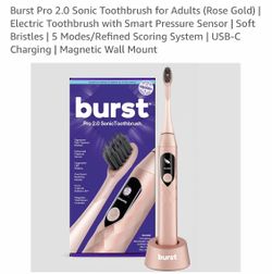 Electric toothbrush, rose gold, new
