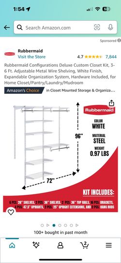 Rubbermaid Closet Configurations