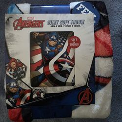 Captain America Kids Throw