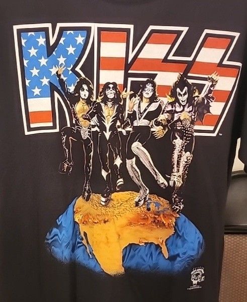 Vintage Kiss World Tour 1996 Concert T Shirt 