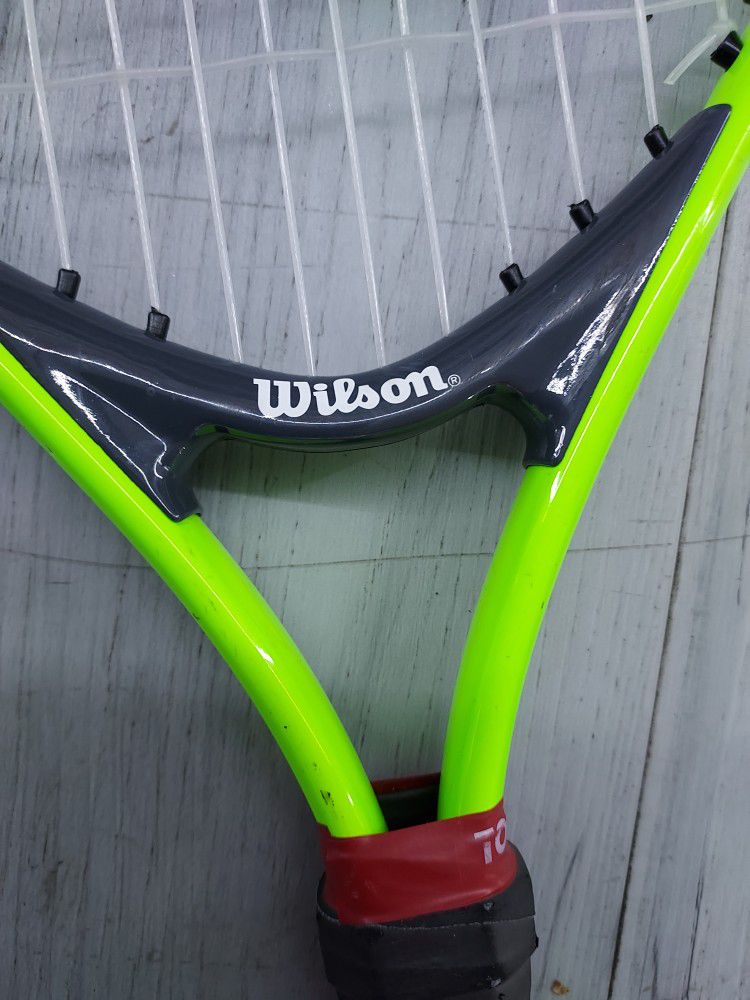 Wilson Tennis Racket Neon Green Tournament 