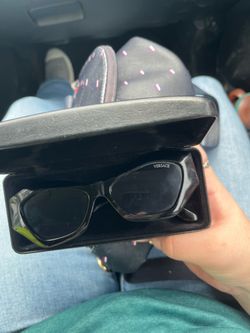 Versace Black Sunglasses with Case