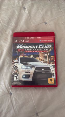 Midnight club Los Angeles ps3