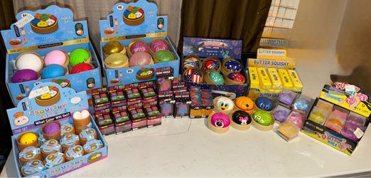 Squishy fidget toys , prices listed