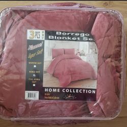 KING SIZE BORREGO BLANKETS