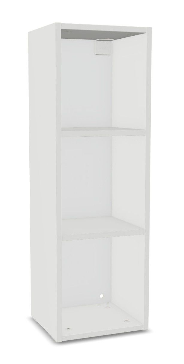 White Cube Storage Bookcase For Office 3 Tier