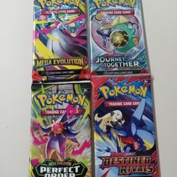 Pokémon Perfect Order Destined Rivals Journey Together Mega Evolution packs