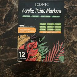 12 Pack Iconic Acrylic Marker