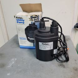 Flotec Submersible 1/6 HP Utility Water Pump 