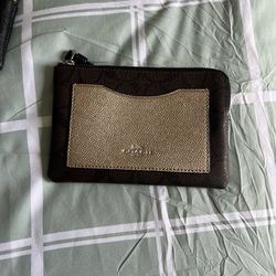 Small coach wrist wallet
