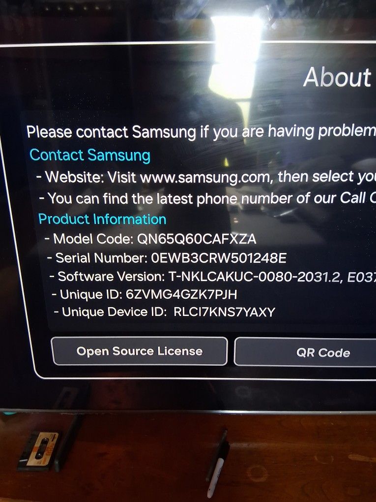 Samsung QlED TV For Sale