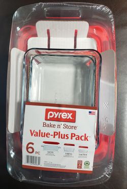 6pc PYREX Bake & Store $25