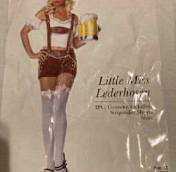 Leg Avenue   OctoberFest  Little Miss Lederhosen 2PC Costume Size X Small