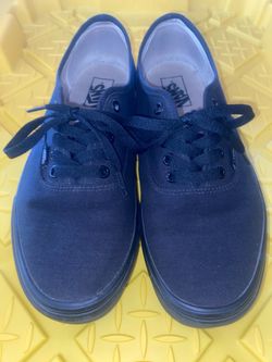 Vans Authentic All-Black Canvas Sneakers