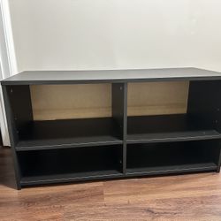 Storage Tv Stand For Tv’s Up To 43 Inches-Black
