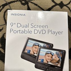 Insignia 9” Dual Screen DVD Player 