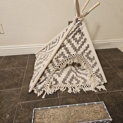 Used Cat Tent With scratcher