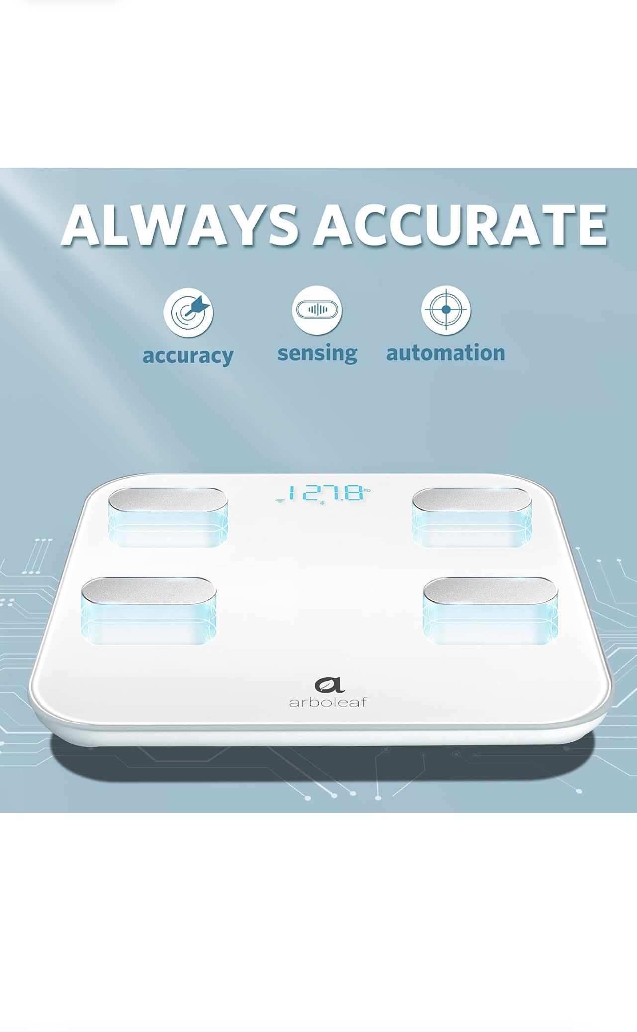 Arboleaf Smart Scale for Body Weight 