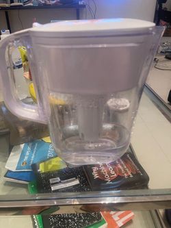 Brita Water Filter Pitcher, approx. 10-Cup, White Lid