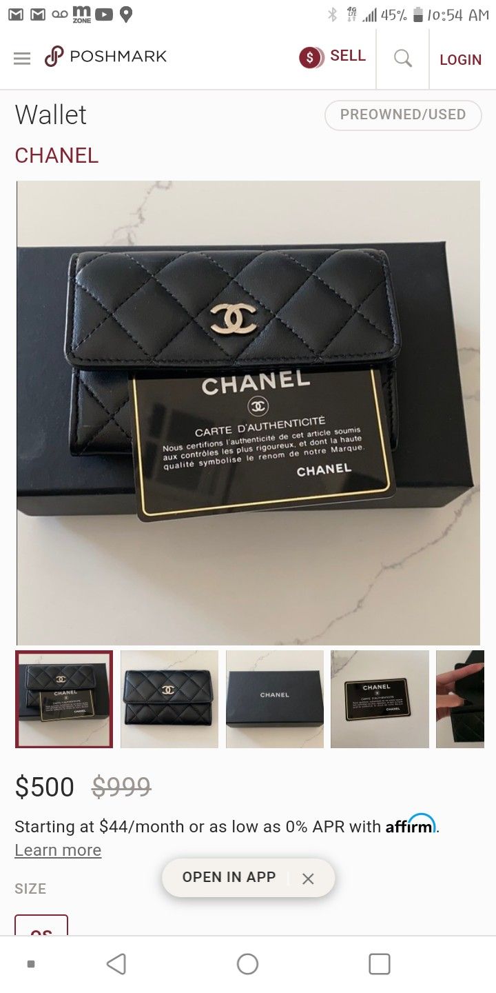 Brand New Chanel ladies purse with certificate of authenticity. $400 OBO ** ONLY SERIOUS INQUIRIES