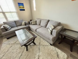 Couch Coffee Table Set (2 Side Tables)