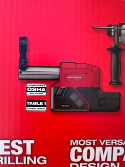 Milwaukee M18 FUEL 18-Volt Lithium-Ion Cordless 5/8 in. HammerVac HEPA Filtered Dust Extractor w/ case  (Tool-Only)  $119 New