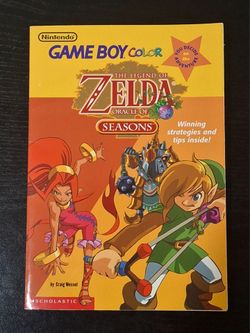 ZELDA ORACLE OF THE SEASONS INTERACTIVE BOOK - LIKE-NEW