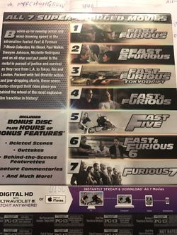Fast Furious 7 movie collection NIB