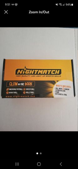 New Nightmatch Glow In The Dark Basketball