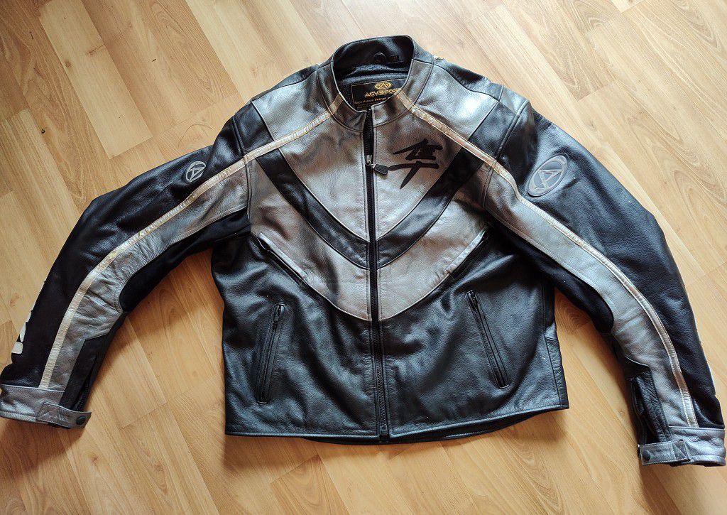 Hayabusa Leather Motorcycle Jacket 