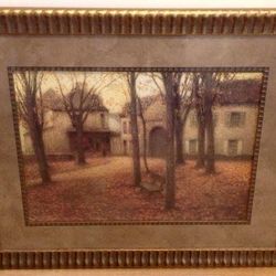 Framed Art - Chilsom Bench