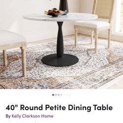 40" Round Dining Table