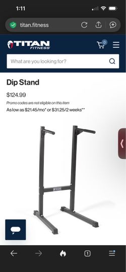 Dip stand. Titan Fitness.