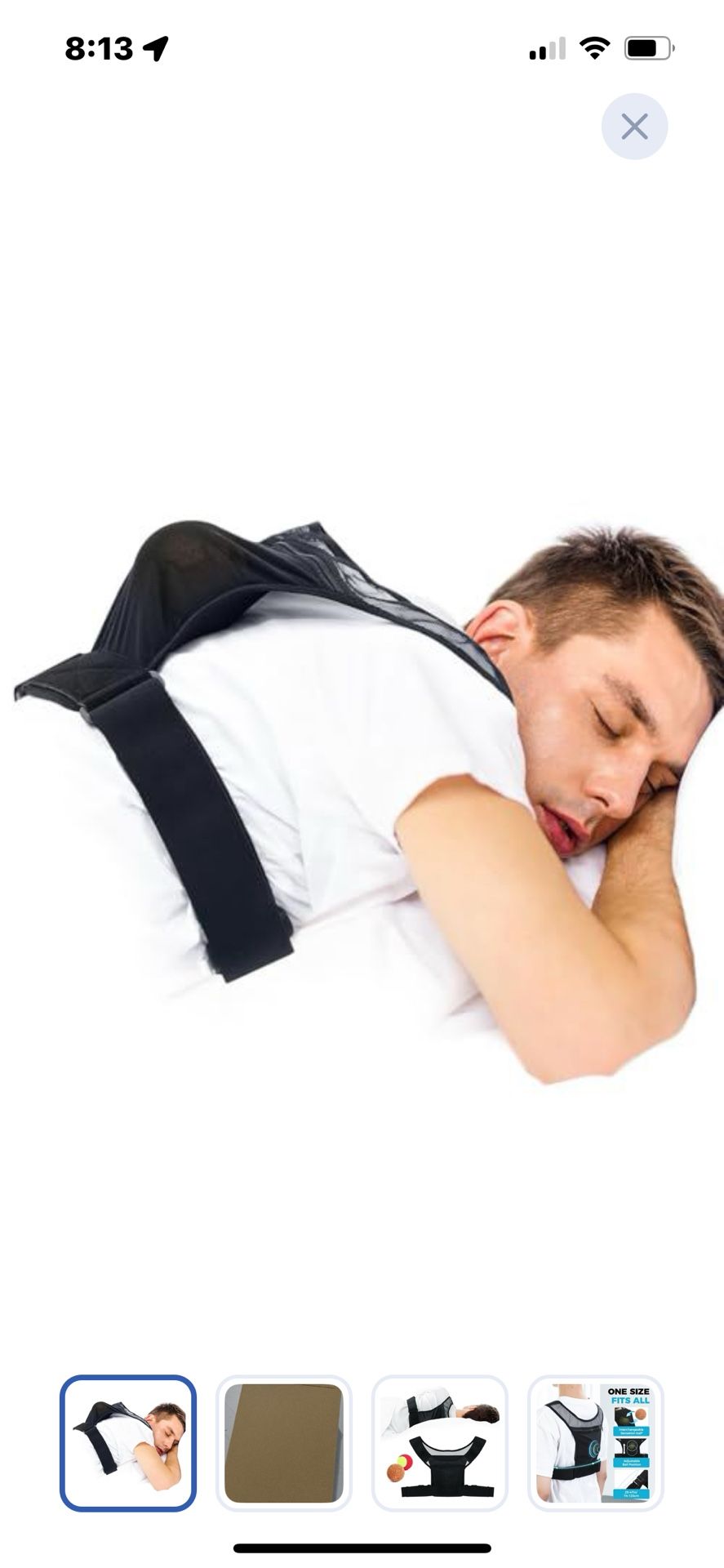 “New”Anti Snoring Sleep Position Device”One Sz Fits All”(retail$29)