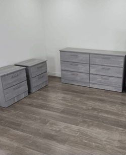 DRESSER AND TWO NIGHSTANDS // CÓMODA Y DOS MESITAS DE NOCHE 🆕️