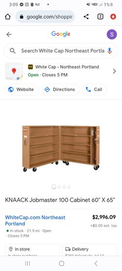 KNAACK Professional Jobmaster 100 Rolling Tool Cabinet 60"W  X 65"H