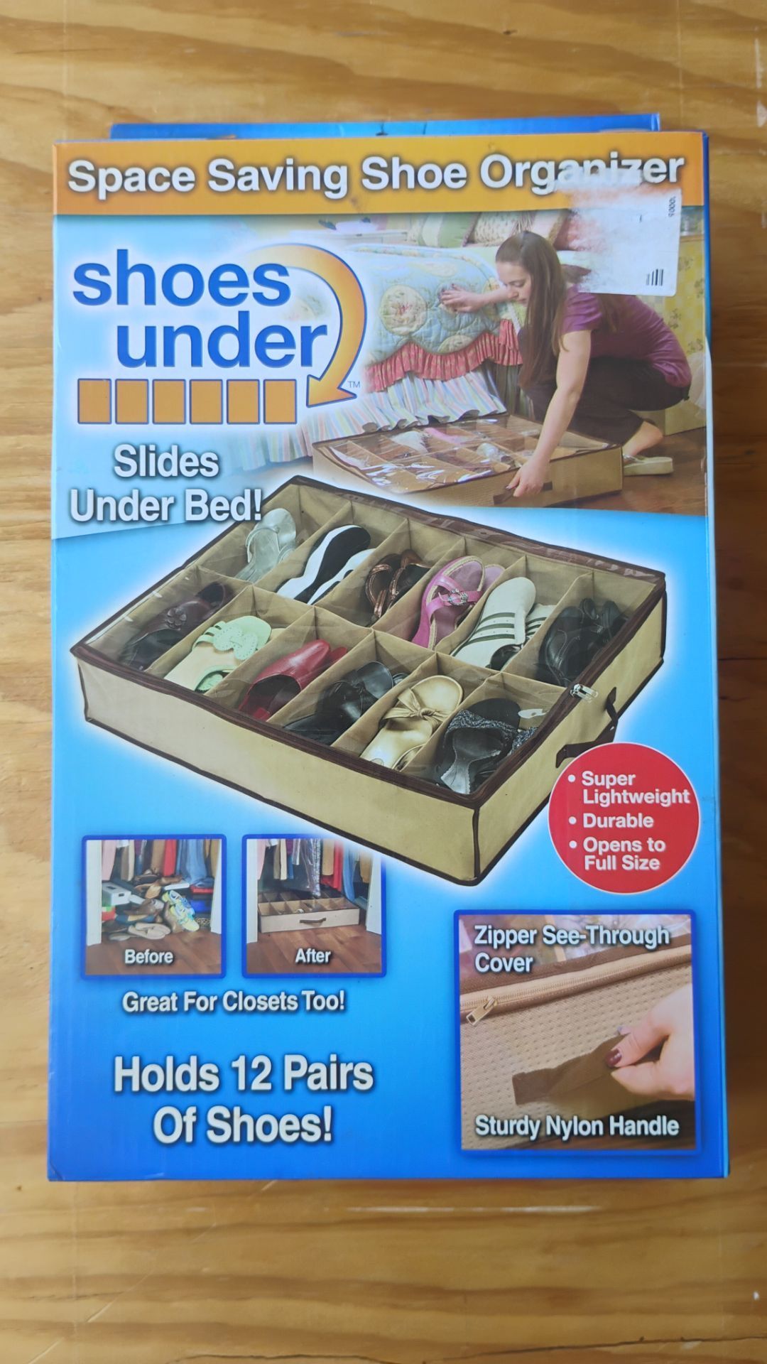 Shoes Under Space saving shoe organizer